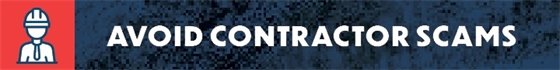 Avoid Contractor Scams Header Image