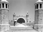 Decorative image bandshell sourced from Florida Memory state archive