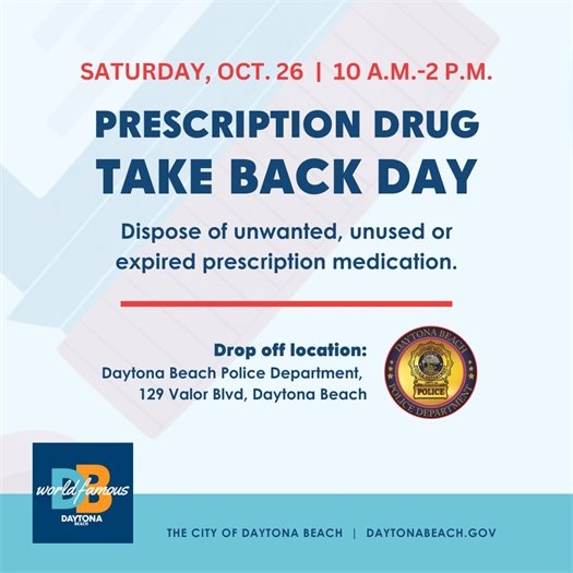 Prescription Drug Take Back Day - Oct. 26