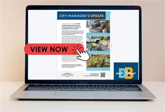 Decorative image for the City Manager's Update linked to the newsletter