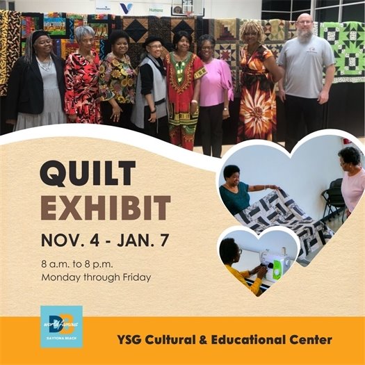 Quilt Exhibit, Nov. 4-Jan. 7