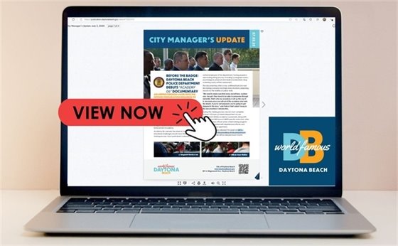 Decorative image for the City Manager's Update linked to the newsletter