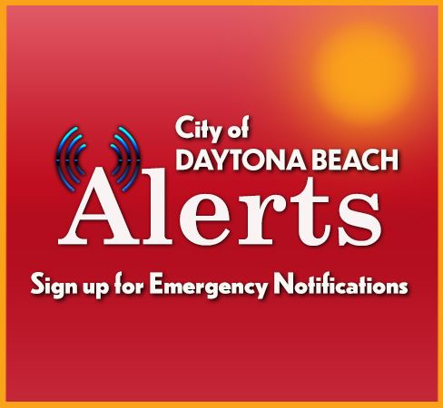 city of Daytona Beach web Alert graphic