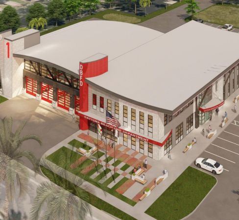 Decorative image, fire station no.1 rendering