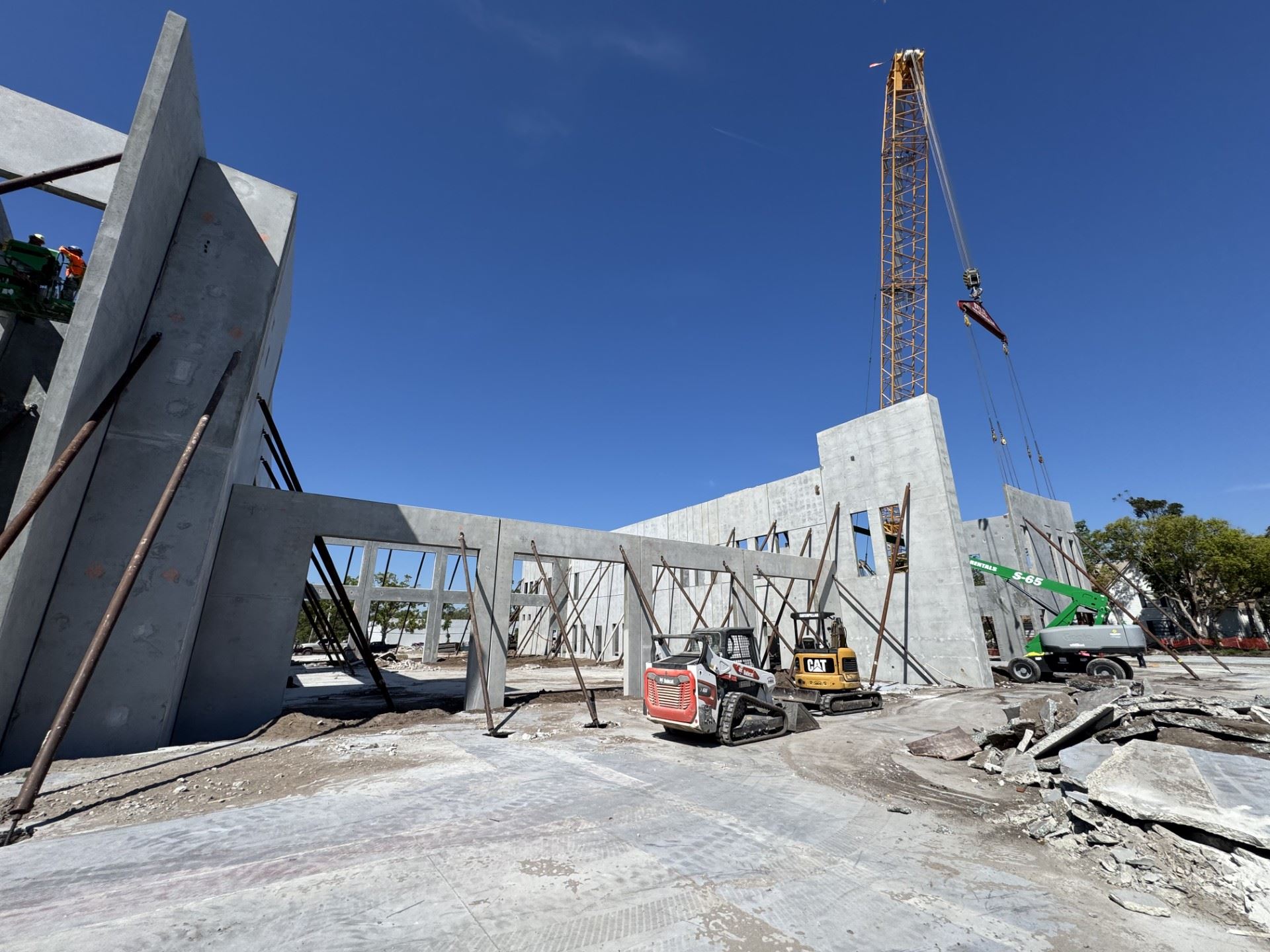 Photo showing the status of Fire Station No. 1 April 2025