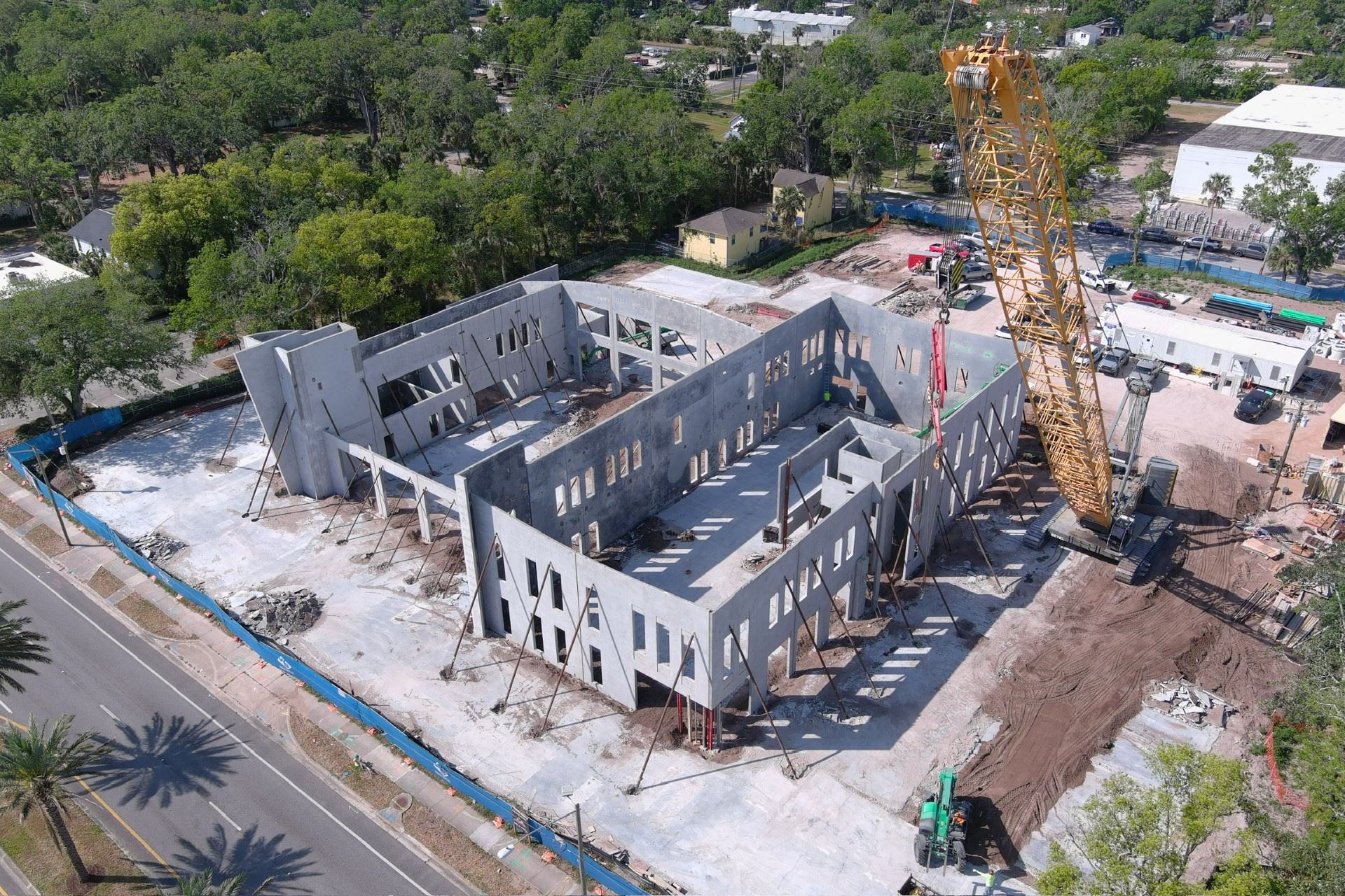 Photo showing the status of Fire Station No. 1 April 2025