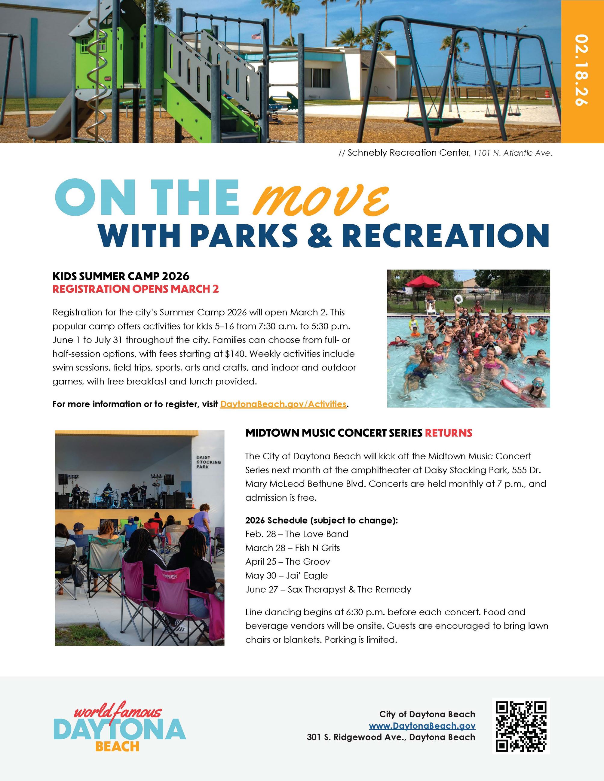 image of front page of On the Move newsletter from Feb 18 2026